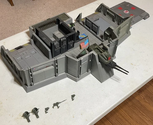 Vintage GI Joe Headquarters Command Center 1983 ~ Near Complete Read Description