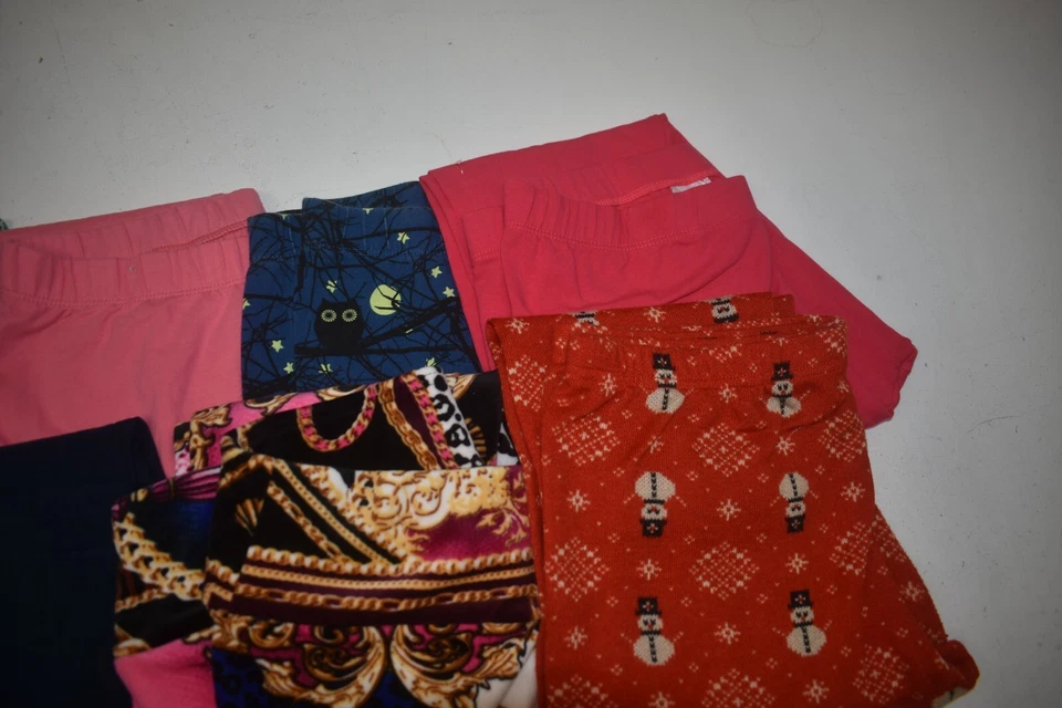 Wholesale Bulk Lot of 11 Juniors Size Large 11 13 Casual Relaxed Leggings - Image 3 of 4