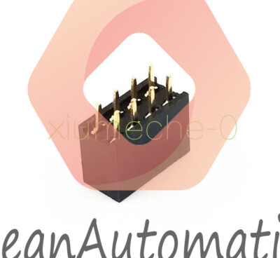 100PCS 2x4 8 Pin 2.54mm Double Row Female Straight Header Pitch Socket Pin Strip