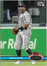 2023 Topps Stadium Club OSCAR COLAS 1991 Rookie Design Variation /200