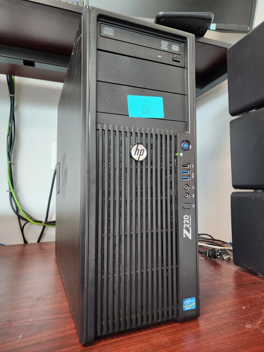 HP Z220 Workstation PC CMT Tower Xeon E3-1225 v2 16GB RAM 2TB NVIDIA 410 #73