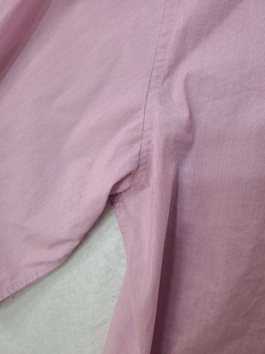 Kenneth Cole Reaction Mens XL Slim Fit Pink Long Sleeve Button Up Shirt - Picture 8 of 9