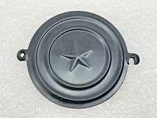 Antique Mantel Clock Round 3 3/4" Back Door