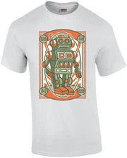 Retro Cartoony Robot T-Shirt