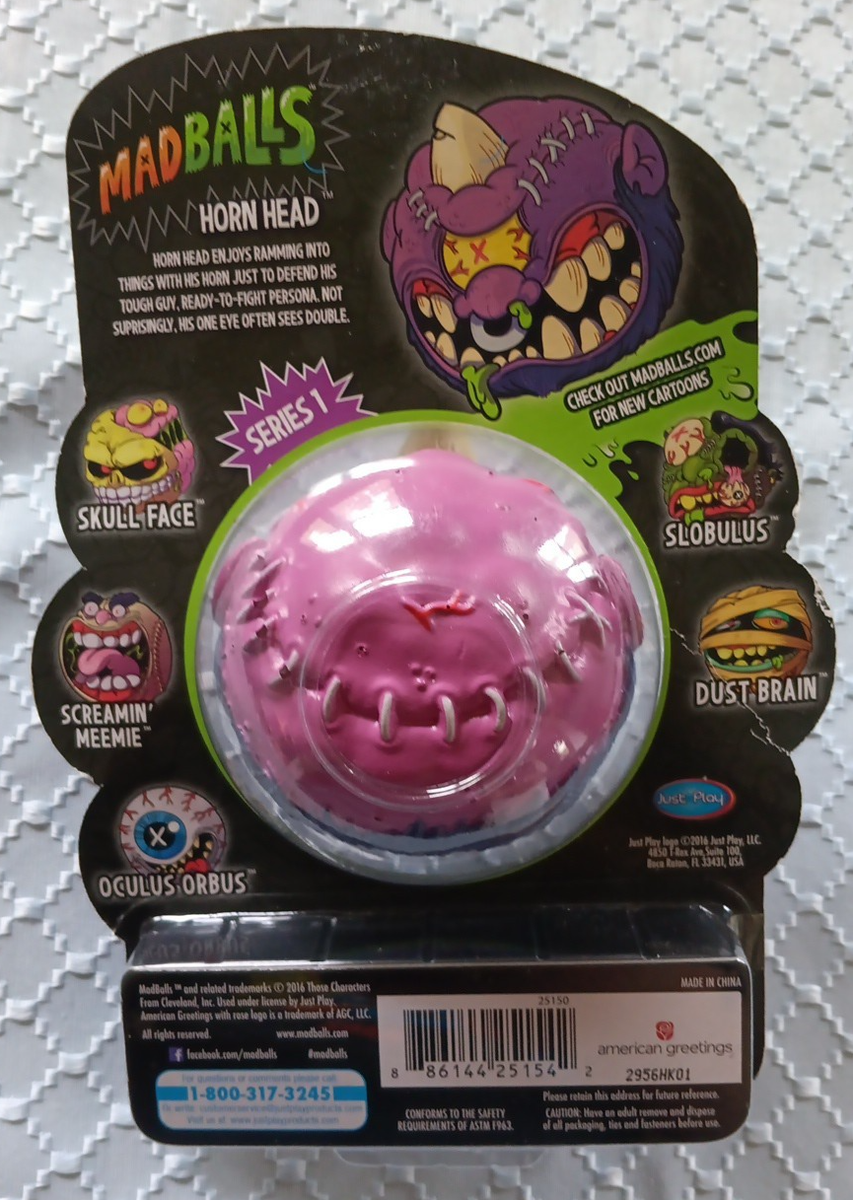 Madballs Series 1 Horn Head 1st Edition Mad Balls 2016 American