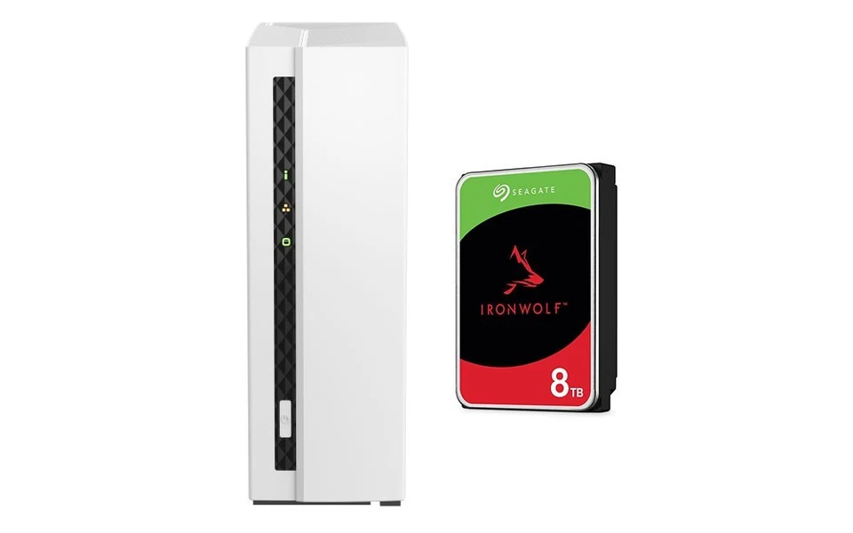 Qnap TS-133 +8TB Seagate Ironwolf HDD Desktop NAS Network - Image 2 of 4