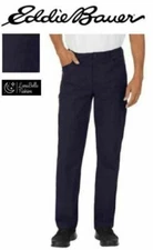 Eddie Bauer Men's Fleece Lined Tech Pant | Atlantic Blue | 34x30 , 38x30, 40x32