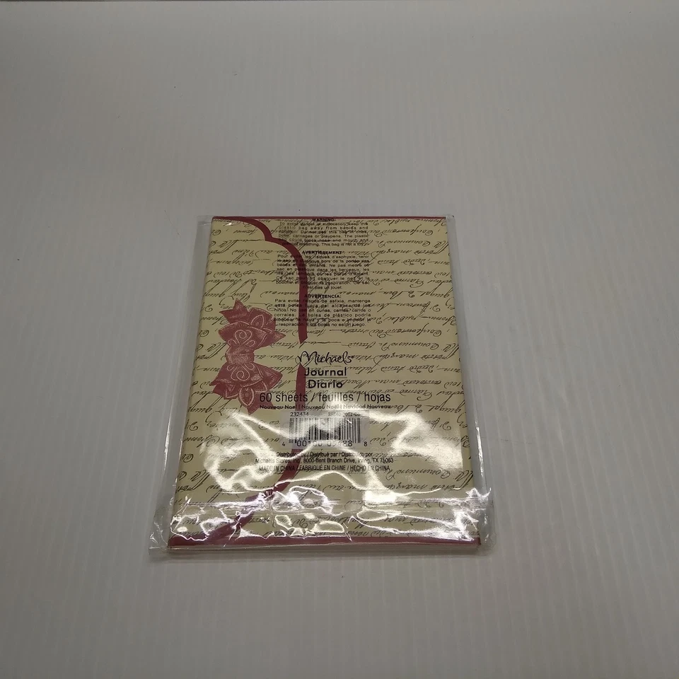 Cursive Cover Design Journal 60 Sheets Michael's Brand 5" x 7" new sealed - Image 2 of 4