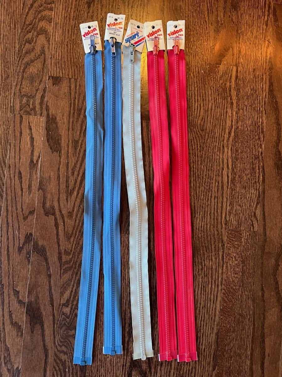 kkk購入 YKK #8 Molded Plastic Zipper -VISLON Heavy Weight Separating