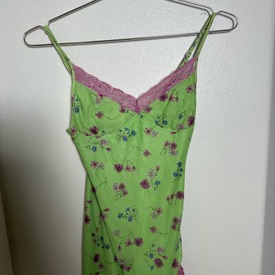 MOTEL Rocks Green Floral Mesh Slip Dress sz XS | eBay UK MOTEL Rocks Green Floral Mesh Slip Dress sz XS | eBay UK