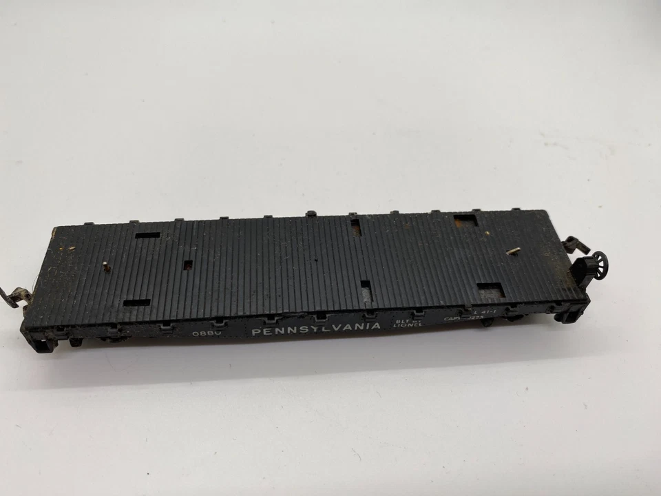 Lionel Flatcar  Pennsylvania 0880 HO Scale (Maintenance Car) - Image 3 of 4
