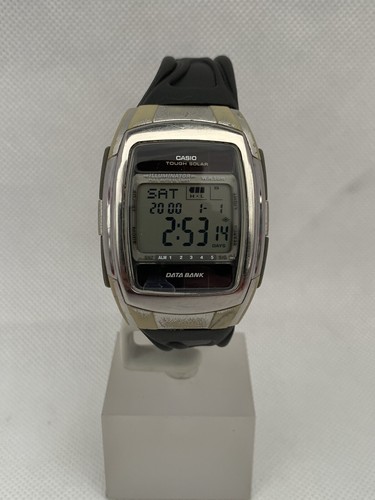 Casio DB-E30 Tough Solar World Time Telememo 30 Wrist Watch Data Bank 2568  | eBay