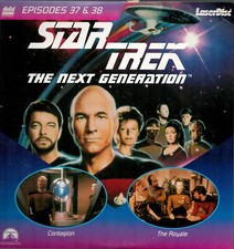 Star Trek Next Generation 037/38: Contagion/The Royale Laserdisc, 1994 