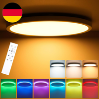 Oraymin Deckenlampe Mit Fernbedienung Ø30CM, 24W 3300LM Led Deckenleuchte Rgb Fa
