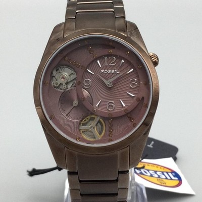 Fossil Twist Automatic Womens Watch 35mm Skeleton Dial ME-1024 with Tag 7.25''