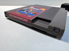 Tag Team Wrestling (Nintendo NES, 1986) Authentic. Tested. Sleeve.