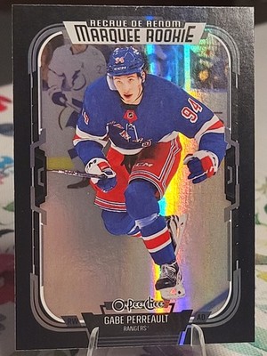 Gabe Perreault /100 RC  - 2025-26 O-O-Pee-Chee Rainbow Black - New York Rangers