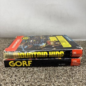 Atari 2600 Mountain King And GORF CBS Game Lot CIB TESTED