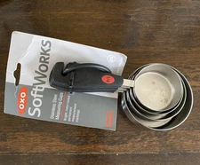 OXO SoftWorks Good Grips Set of 4 Stainless Steel Measuring Cups