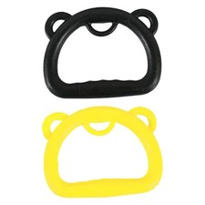 2x Gymnastics Rings for Kids Pull up Sturdy Fitness Equipment Indoor Heightening
