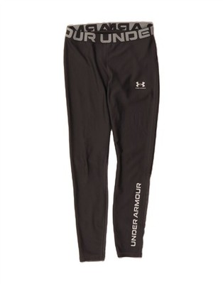 Under Armour Damen Grafik Leggings UK 14 mittelgrau Polyester BY02