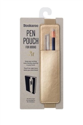 Bookaroo Pen Pouch - Gold (Paperback Book)