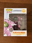 Funko Pop! Vinyl Super 6 in: Overwatch D.Va with MEKA (6 inch) #177 Damaged Box