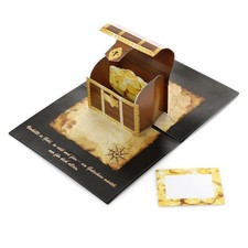 3D Pop-Up Karte Schatztruhe - Gutschein zum A...