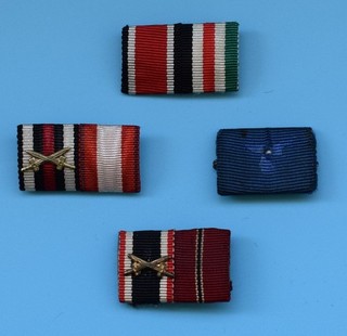 4 Bandschnallen/Feldschnallen