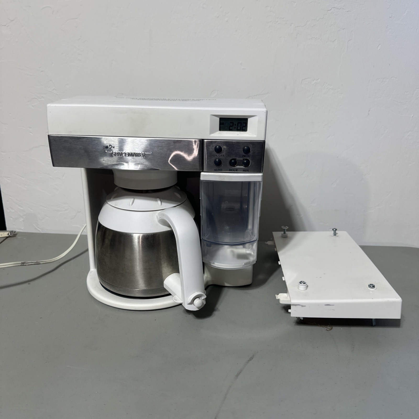 White Coffee Maker Parts Only