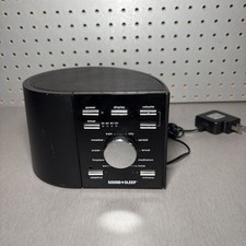 Sound Sleep ASTI Adaptive Sound Technologies ASM1002 Noise Therapy Machine Black