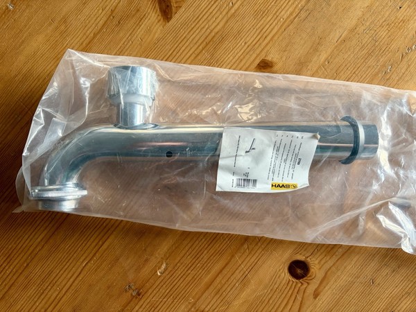 Siphon Sifon Abgangsrohr Abfluß Ablauf DN30 DN32 BelüFter RohrbelüFter-image