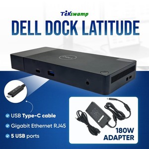 Dell USB-C Dockingstation Für Latitude 5401 5411 5421 Mit 180W Netzteil