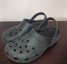 Crocs Men's Clogs Size 11 Slip Ons Comfort Classics Croslite Casual Black