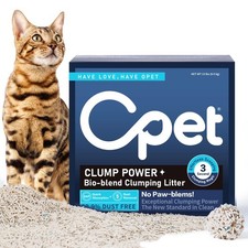Mixed Tofu Cat Litter - 19lb Strong Clumping Litter, Mixed Tofu and Bentonite...