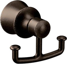 MOEN Dartmoor Oil-Rubbed Bronze YB2103 Double Robe Hook LOT OF 3 - No Box