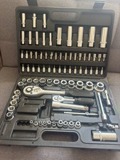 Large Socket & Ratchet Tool Set – Chrome Vanadium