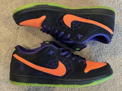 Lightly Used Nike SB Dunk Low SZ 13 Night Of Mischief Trick Or