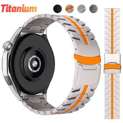 Titan Metall Armband Für Huami Amazfit GTR 4 3 2 2e 42 47mm GTS 3 4 Mini Bip 6 5