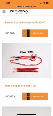 Nirvana f-Light High Hang Point Kit