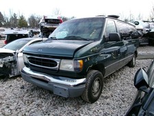 Passenger Sun Visor With Roof Console Fits 01-02 Ford E150 Van 2064325