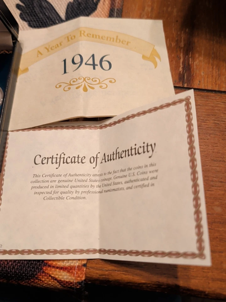 A Year To Remember 1946 Coin Set  - Image 2 of 4