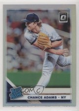 2019 Panini Donruss Optic Rated Rookies Holo Prizm Chance Adams #63 gp1