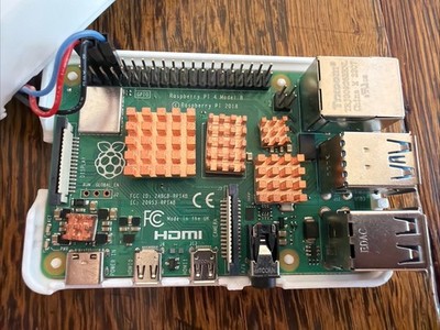 Raspberry Pi 4 Model B, 4GB DDR4 RAM (RPI4-4GB) W/ Home Assistant Case