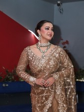 Ethnic Party Wear Wedding Designer Pakistani Womens Bollywood Saree Bridal Sari