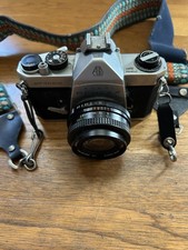 ASAHI PENTAX 35mm Camera SP Spotmatic 1:28 28mm LENS UNTESTED With Case
