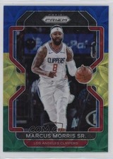 2021-22 Panini Prizm Choice Blue Yellow & Green Prizm Marcus Morris Sr #14 0q3