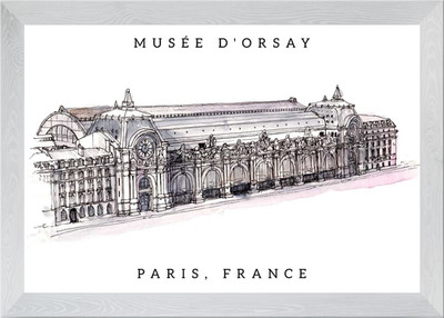 Musee d Orsay Museum Gerahmtes Wandbild Poster Leinwanddruck Bild