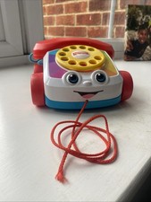 Fisher Price Toddler Pull Toy Chatter Telephone Pretend Phone&nbsp;New