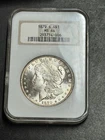 1879 S Morgan Silver Dollar Stunning Gem BU NGC MS64 Old Fatty Holder (Slab1585)